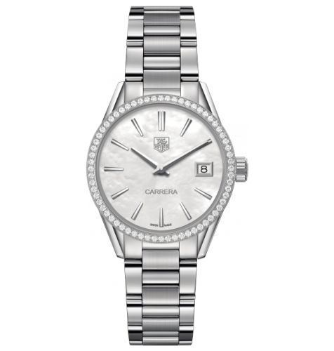 TAG Heuer Carrera Lady Quartz 32 Stainless Steel / Diamond / MOP / Bracelet